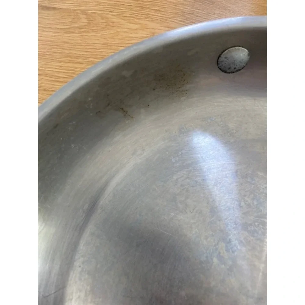 Wolfgang Puck Omelet Pan 10 Inch Silver Good Stainless Steel Café Collection